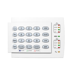 K10H: Tastatura LED, 10 zone, pe fir, orizontala