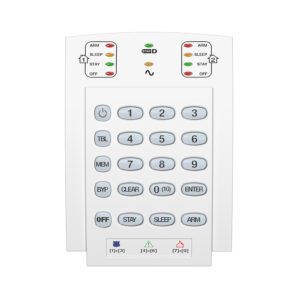 K10V: Tastatura LED, 10 zone, pe fir, verticala
