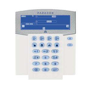 K38M: Tastatură LCD 32-Zone, 2 partitii, Wireless