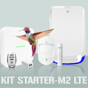 Kit M2-LTE: Kit starter LTE cu sirena wireless de exterior