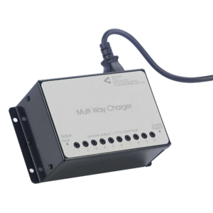 QT424/10: incarcator u 10 iesiri pentru gama QT412 de emitatoare