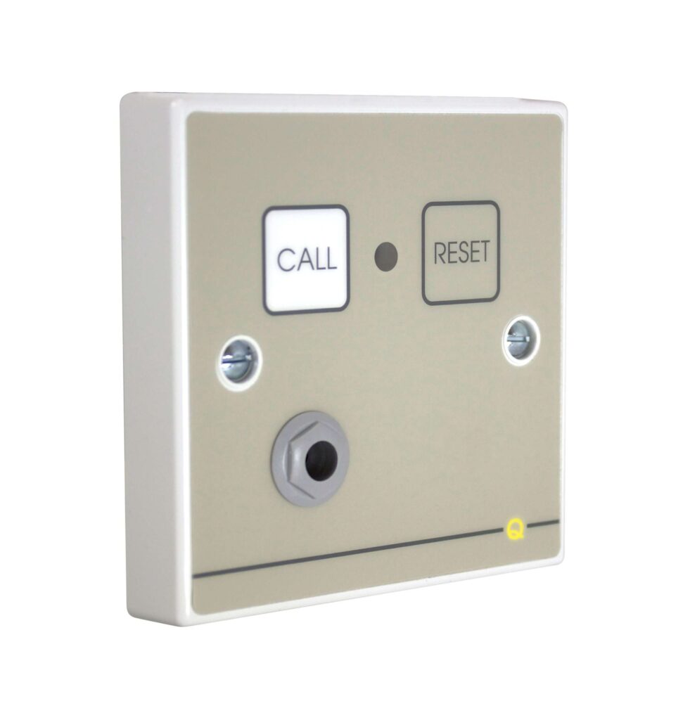QT602: buton Quantec de apel cu buton de resetare si mufa
