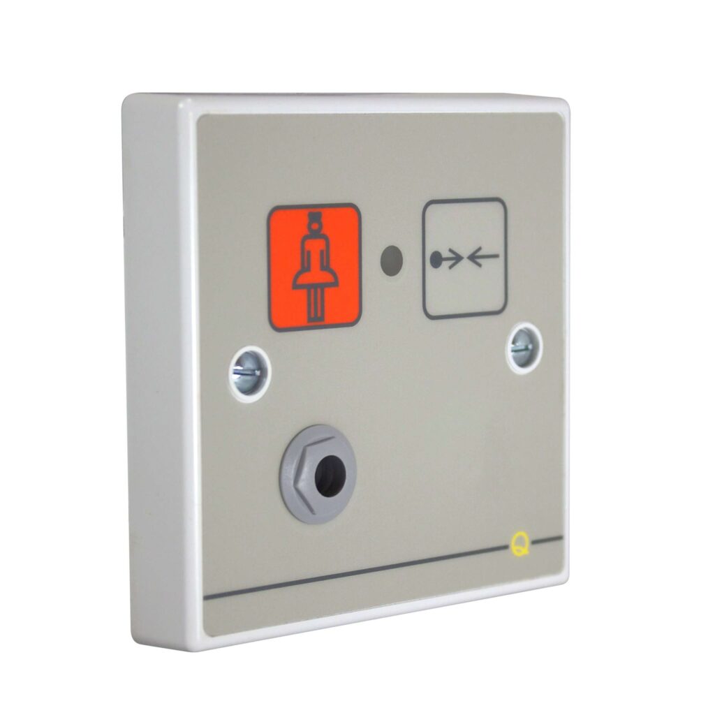 QT602E: Buton de apel adresabil programabil cu buton resetare