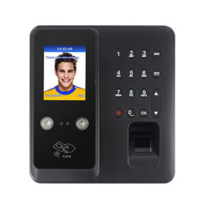 terminal de control acces standalone, cu recunoastere faciala, amprenta, cartela si PIN: F12
