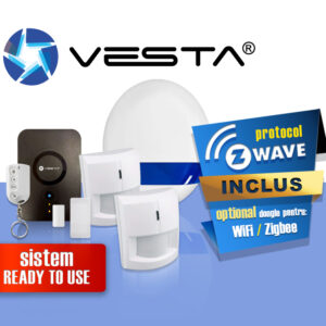 Kit MINI IP: Gateway Smart Security VESTA cu functii de automatizare locuinta