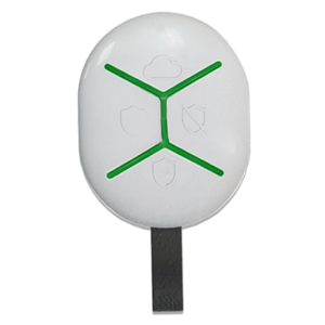 U-Prox Keyfob b4 : Telecomandă tip breloc cu 4 butoane, RF 800m, 868 MHz