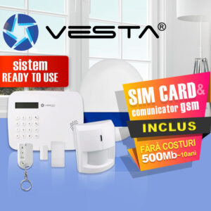 Kit Battery-2G-1: Smart Security VESTA cu functii de automatizare locuinta
