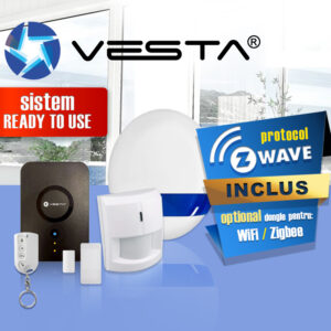 Kit MINI-IP-1: Gateway Smart Security VESTA cu functii de automatizare locuinta